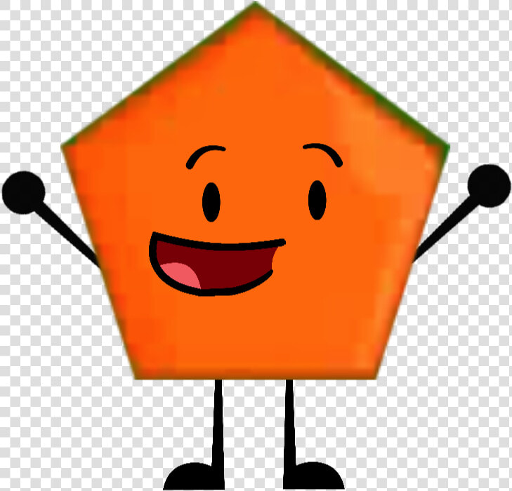 Orange Pentagon Shape Battle   Pentagon Shapes Clip Art  HD Png DownloadTransparent PNG