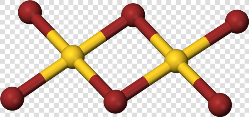 Gold Tribromide Dimer 3d Balls   Gold Molecular Structure  HD Png DownloadTransparent PNG