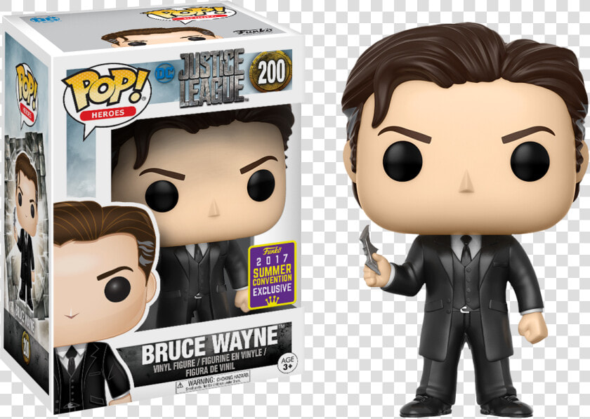 Bruce Wayne Pop Vinyl Figure 2017 Summer Convention   Bruce Wayne Funko Pop  HD Png DownloadTransparent PNG