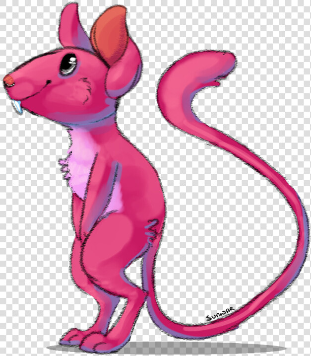 Rose Bud The Cute Gerbil   Cartoon  HD Png DownloadTransparent PNG