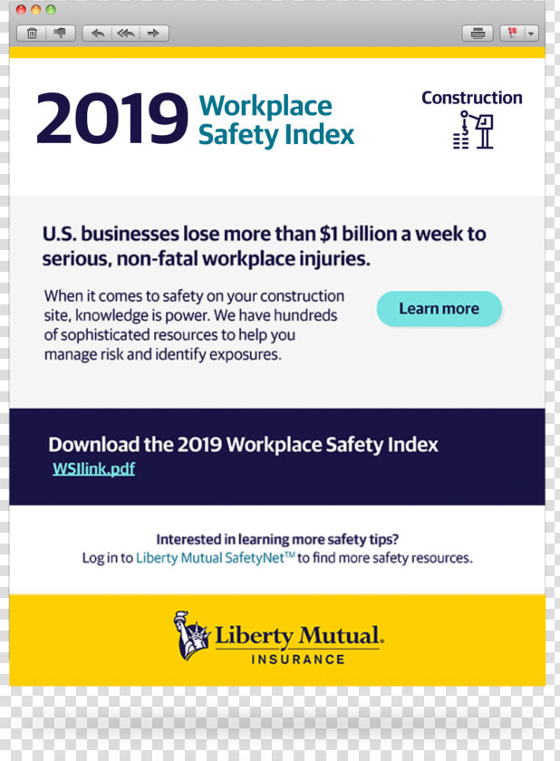 Customer Safety Training Site   Liberty Mutual  HD Png DownloadTransparent PNG