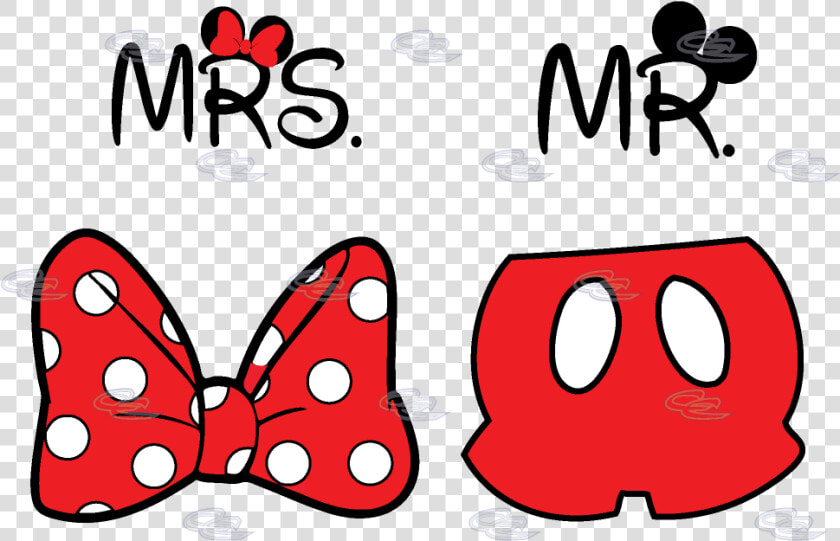 Cute Mr Mrs Matching Shirts  Minnie Mouse Polka Dots   Mickey Mouse Couple Shirt  HD Png DownloadTransparent PNG