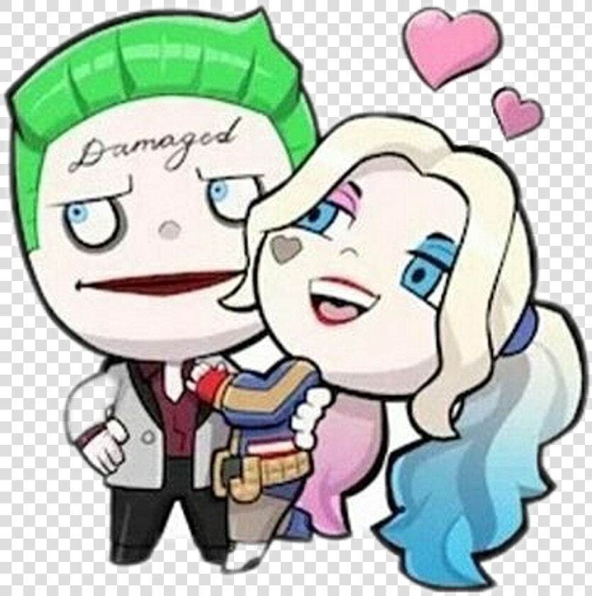 Joker And Harley Quinn Sticker Clipart   Png Download   Harley Quinn Y Joker Stickers  Transparent PngTransparent PNG