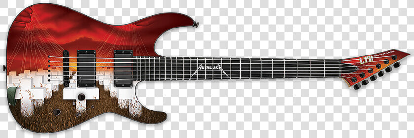 Esp Ltd Master Of Puppets Guitar  HD Png DownloadTransparent PNG