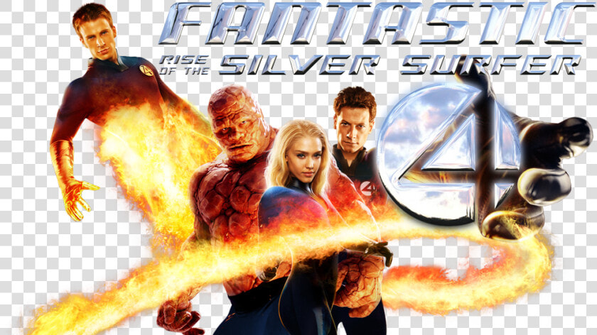 Fantastic Four Rise Of The Silver Surfer Png   Fantastic Four Rise Of The Silver Surfer 2007 Movie  Transparent PngTransparent PNG