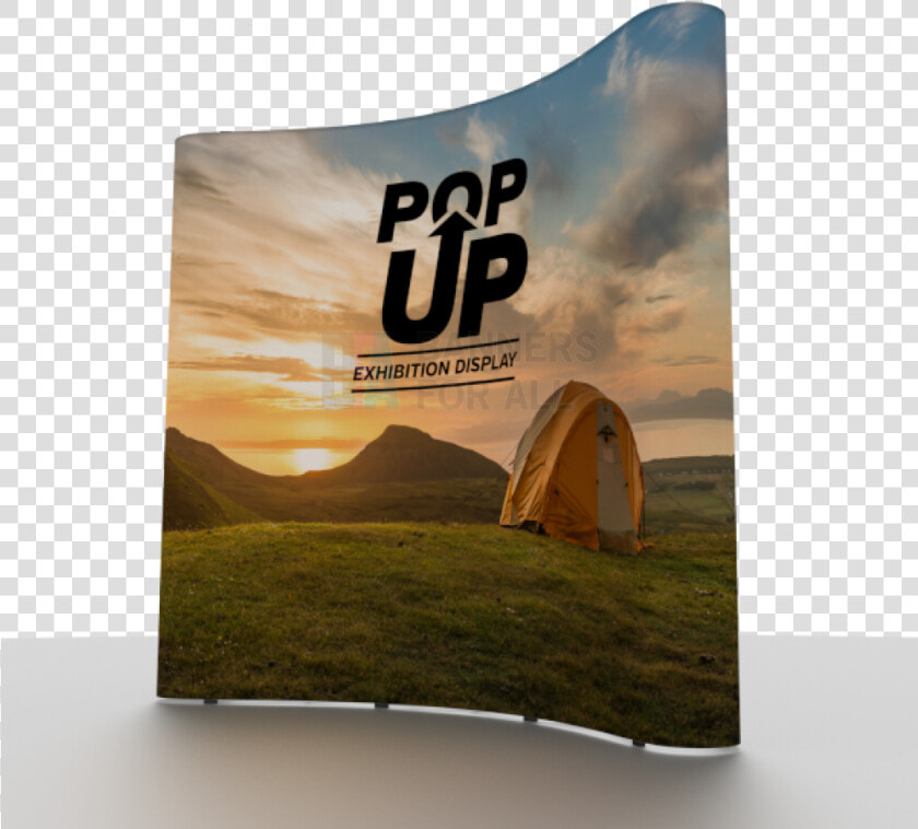 Curved Pop Up Banner   Png Download   Curved Pop Up Banner  Transparent PngTransparent PNG