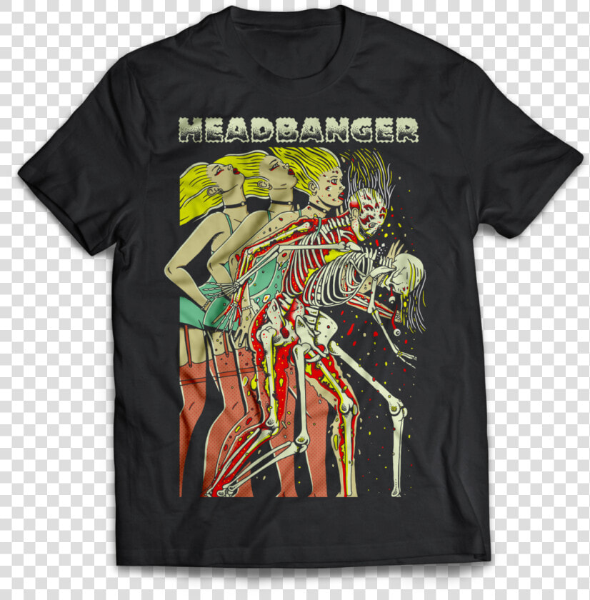 Headbanger Whiplash Graphic Shirt   Active Shirt  HD Png DownloadTransparent PNG