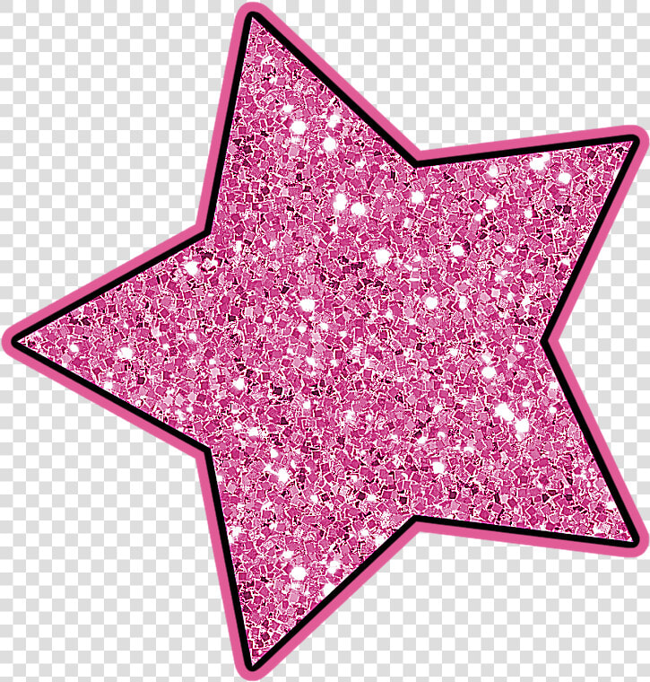 Emoji Clipart Glitter   Pink Glitter Stars Clipart  HD Png DownloadTransparent PNG