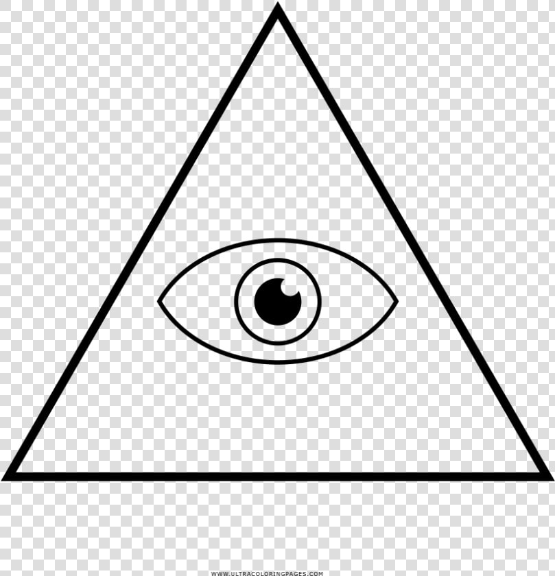 Eye Of Providence Coloring Page   Circle  HD Png DownloadTransparent PNG