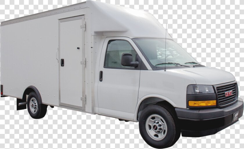 Front 0008s 0000 Gmc Rockport 3500 Srw P600 14   Gmc Savana 3500 Box Truck  HD Png DownloadTransparent PNG