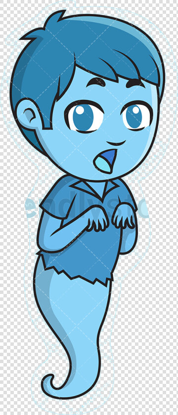 Ghost Boy Vector Cartoon Clipart Transparent Png   Kid Ghost Clipart  Png DownloadTransparent PNG