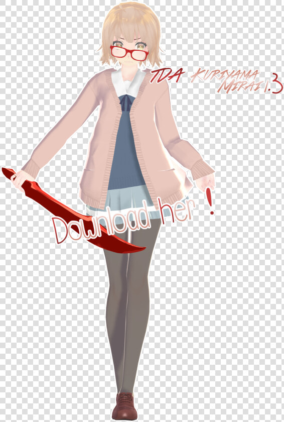 Mirai Kuriyama Mmd  HD Png DownloadTransparent PNG