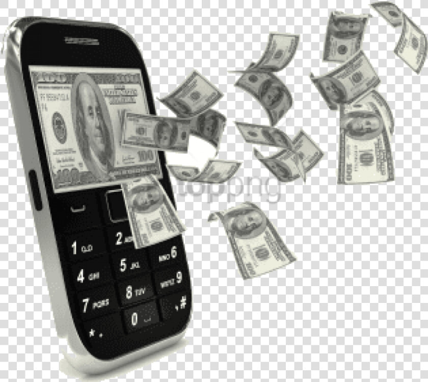 Free Number 1 Png Money   Money Coming Out Of Phone  Transparent PngTransparent PNG