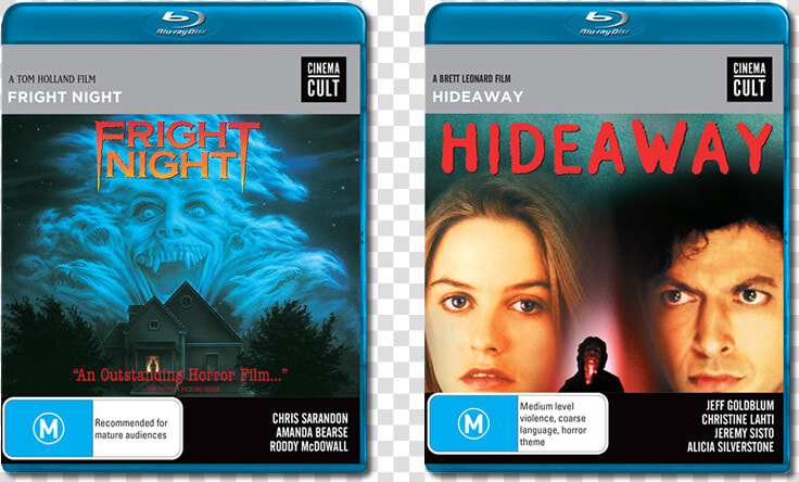 On February 6th  Fright Night And Hideaway Will Release   Hideaway 1995 Blu Ray  HD Png DownloadTransparent PNG