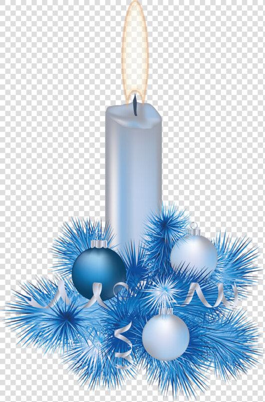 Candles Clipart Blue Candle   Blue Christmas Candles Png  Transparent PngTransparent PNG