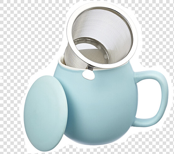 Camilla Tea Mug With Lid And Stainless Steel Infuser    Teapot  HD Png DownloadTransparent PNG