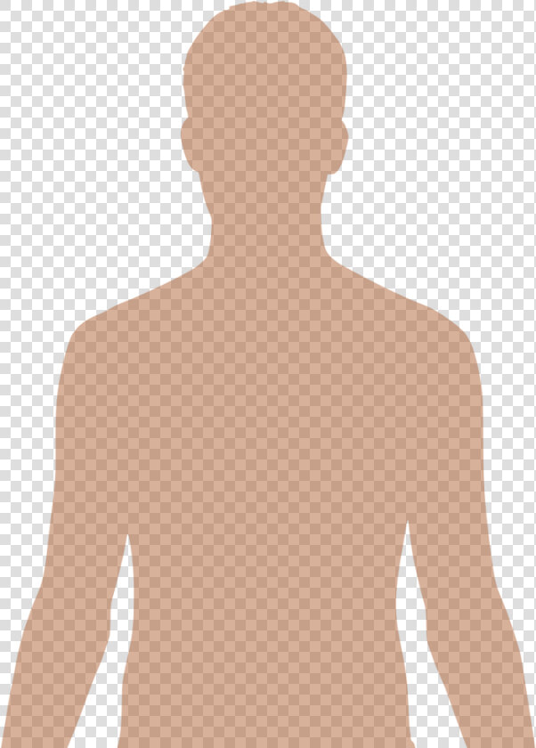 File   Man Shadow   Upper   Upper Human Body Outline  HD Png DownloadTransparent PNG