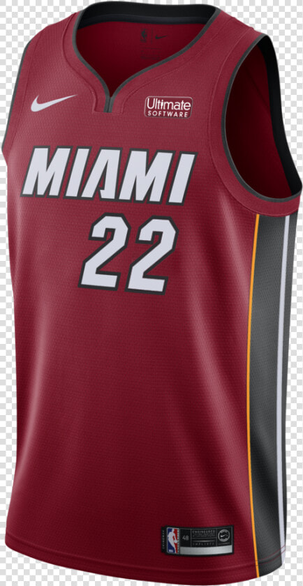 Jimmy Butler Nike Miami Heat Statement Red Swingman   Lebron James Miami Heat  HD Png DownloadTransparent PNG