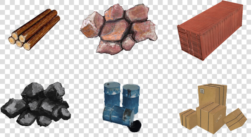 Cargo   Raw Materials And Goods  HD Png DownloadTransparent PNG