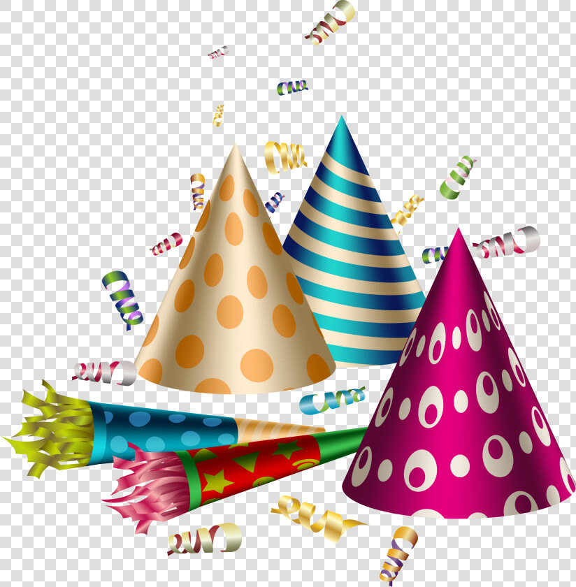 Confetti Clipart Party Hat   Party Clip Art Transparent Background  HD Png DownloadTransparent PNG