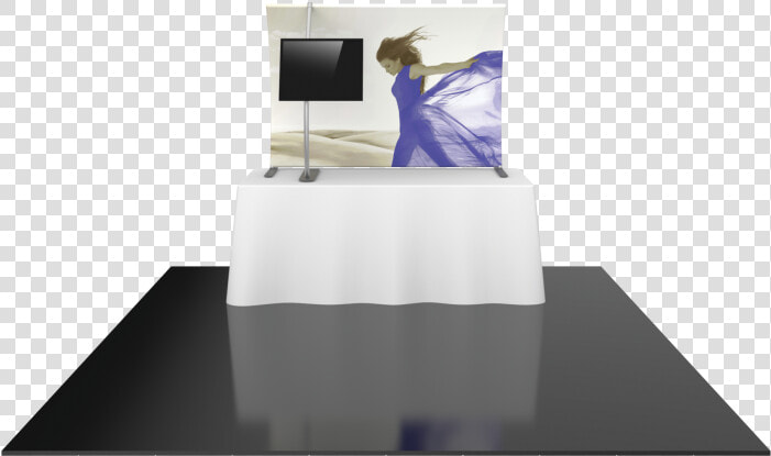 6ft Formulate Tt3 Curved Table Top Display With Fabric   Table  HD Png DownloadTransparent PNG