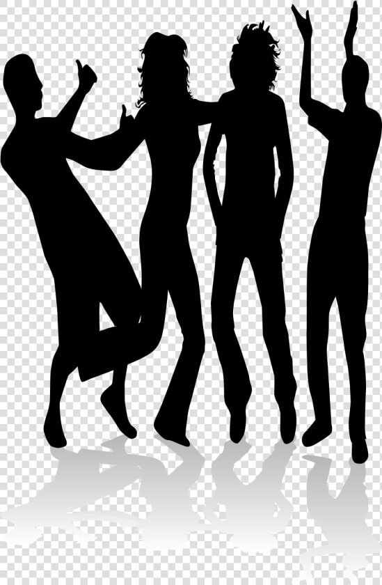 Square Dance Silhouette   Silhouette Of People Dancing Transparent  HD Png DownloadTransparent PNG