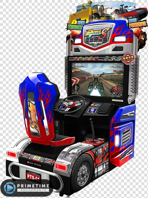 Power Truck S   Power Truck Arcade Machine  HD Png DownloadTransparent PNG