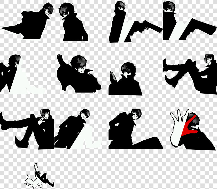 Clip Art The Spriters Resource Full   Joker Persona 5 Sprite Sheet  HD Png DownloadTransparent PNG