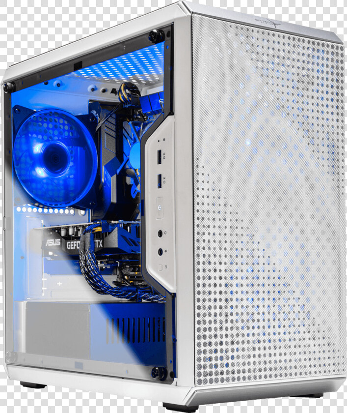 Oracle Amd Ryzen 5 2600   Cooler Master Q300l Case White  HD Png DownloadTransparent PNG