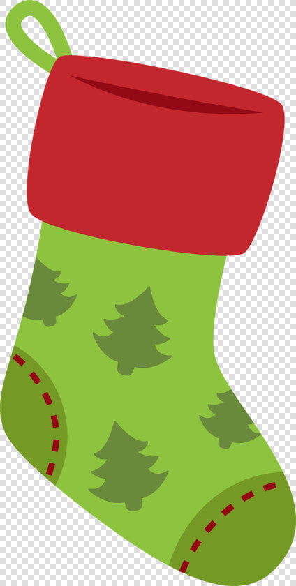 Stockings Clipart Green   Transparent Background Images Christmas Stockings Clipart  HD Png DownloadTransparent PNG