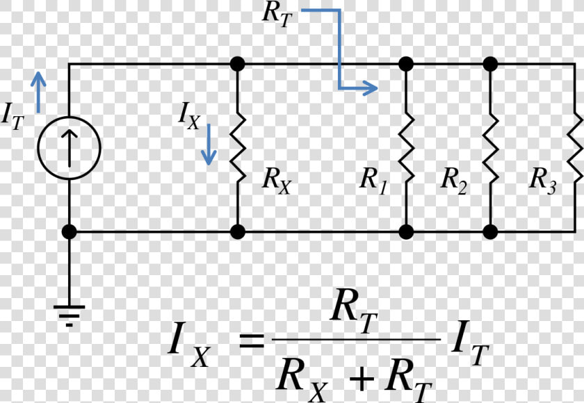 Divisor De Corriente 3 Resistencias  HD Png DownloadTransparent PNG