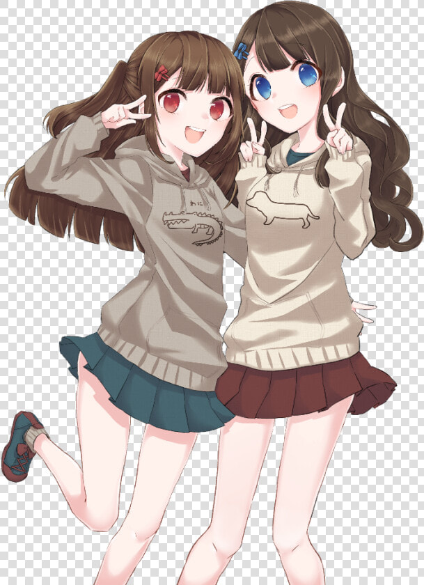 Tranh Bạn Bè Anime  HD Png DownloadTransparent PNG