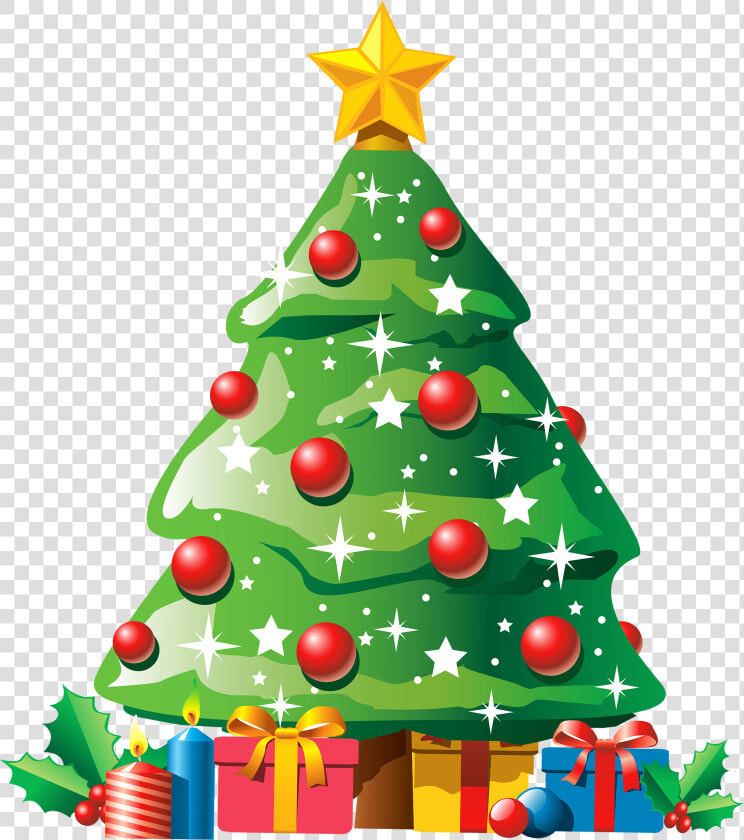 Christmas Tree With Gifts Png Clipart   Christmas Tree Presents Clip Art  Transparent PngTransparent PNG