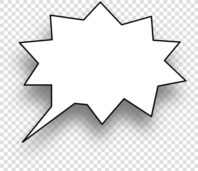 Spiky Speech Bubble  HD Png DownloadTransparent PNG