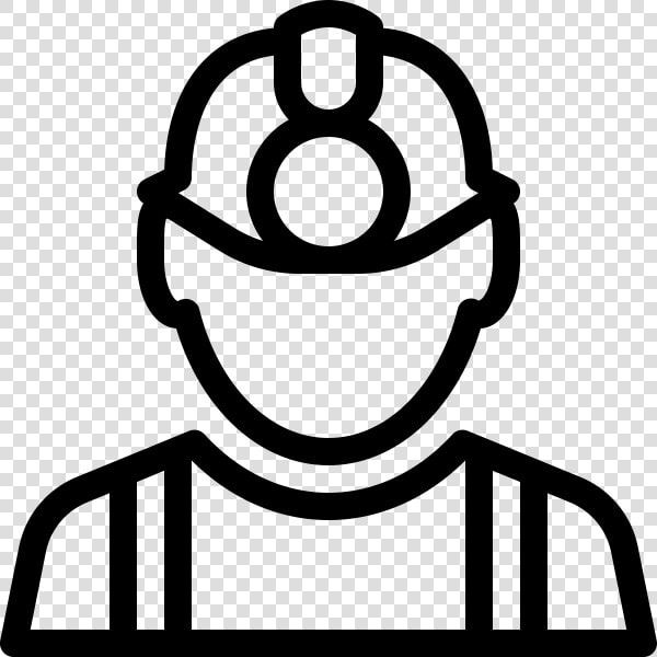 Transparent Construction Worker Icon Png   Construction Worker Line Icons  Png DownloadTransparent PNG