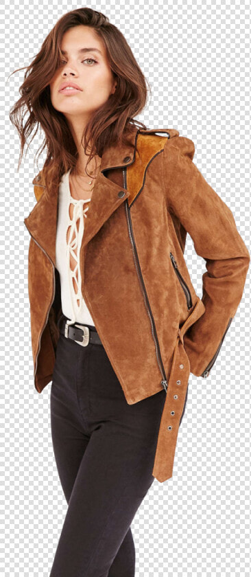 Brown Suede Jacket Urban Outfitters  HD Png DownloadTransparent PNG