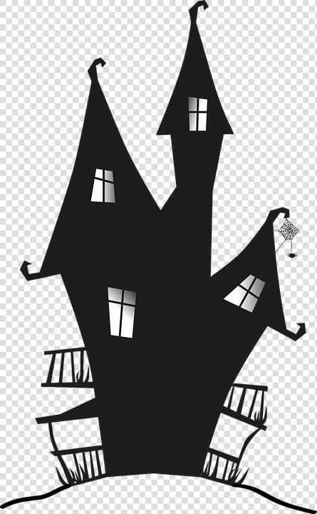 Fence Clipart Haunted House   Tim Burton Haunted House  HD Png DownloadTransparent PNG