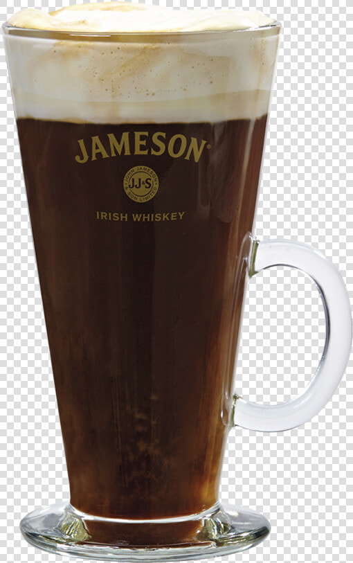 Jameson Irish Coffee Branded Glass Drink   Jameson Whiskey  HD Png DownloadTransparent PNG