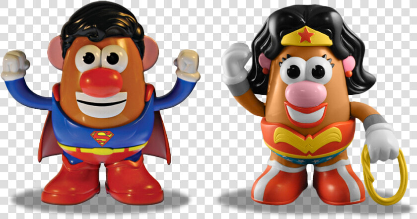 Potato head Superman And Wonder Woman   Mr Potato Head Superman  HD Png DownloadTransparent PNG