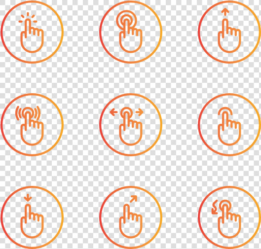 Gesture Set   Circle  HD Png DownloadTransparent PNG