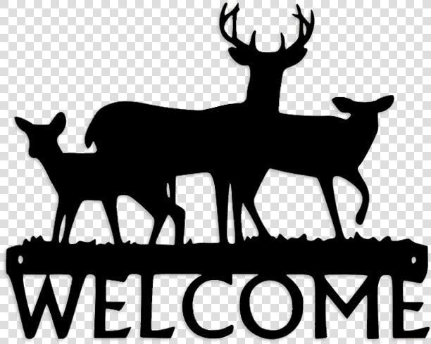 Buck With 2 Doe   Raven Sign  HD Png DownloadTransparent PNG