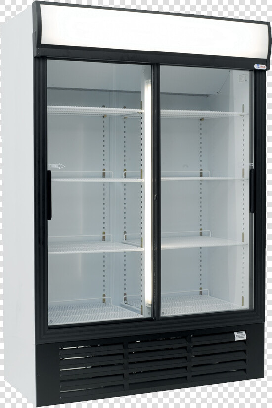 Click To Enlarge Image Big Beverage Cooler Sliding   Double Sliding Door Fridge  HD Png DownloadTransparent PNG