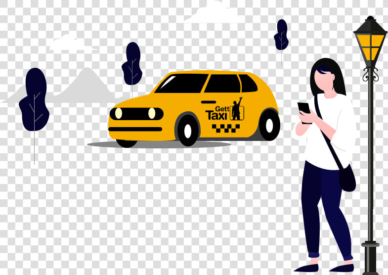 Get A Car Sharing App And Make Traveling Economical   Gett Taxi Banner  HD Png DownloadTransparent PNG