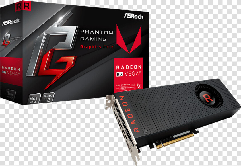 Asrock Phantom Gaming Vega   Radeon Rx 570 8gb  HD Png DownloadTransparent PNG