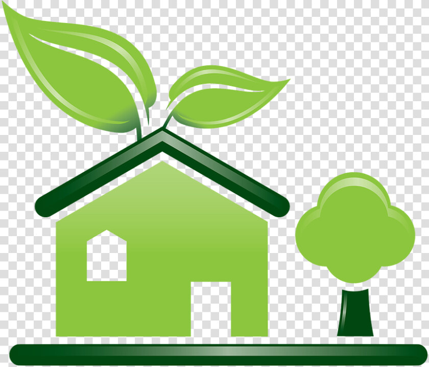 Green Home Building For Eco Friendly Living   Eco Friendly Home Logo  HD Png DownloadTransparent PNG