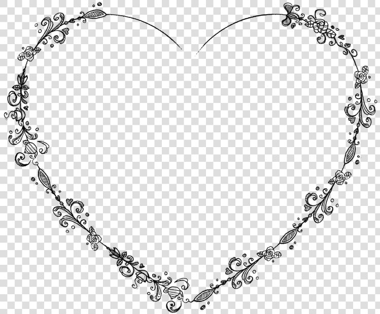 Delicate  Frame  Heart  Decorative  Scrapbooking   Listen The Sound Of Silence  HD Png DownloadTransparent PNG