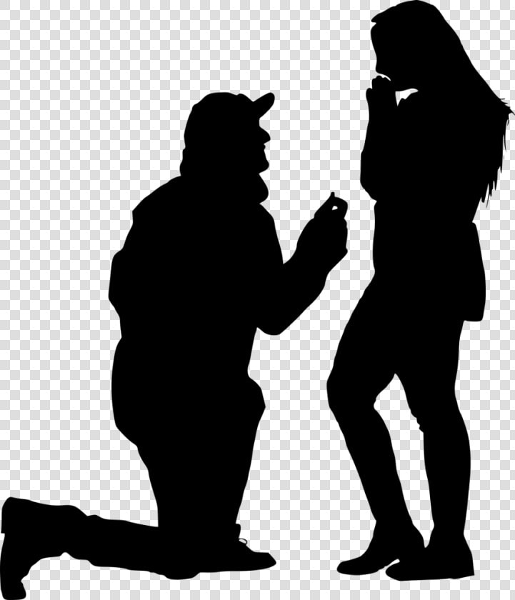 Silhouette Proposal Clipart  HD Png DownloadTransparent PNG