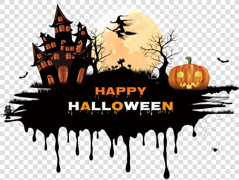 Happy Halloween Witch On Broomstick With Moon Shirt   Halloween Cookie Cake Cool  HD Png DownloadTransparent PNG