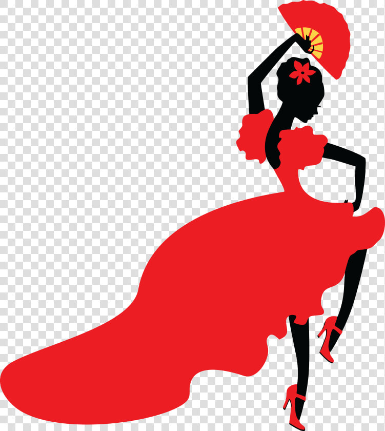 Free Clipart Of A Flamenco Dancer   Flamenco Dancer Clip Art  HD Png DownloadTransparent PNG