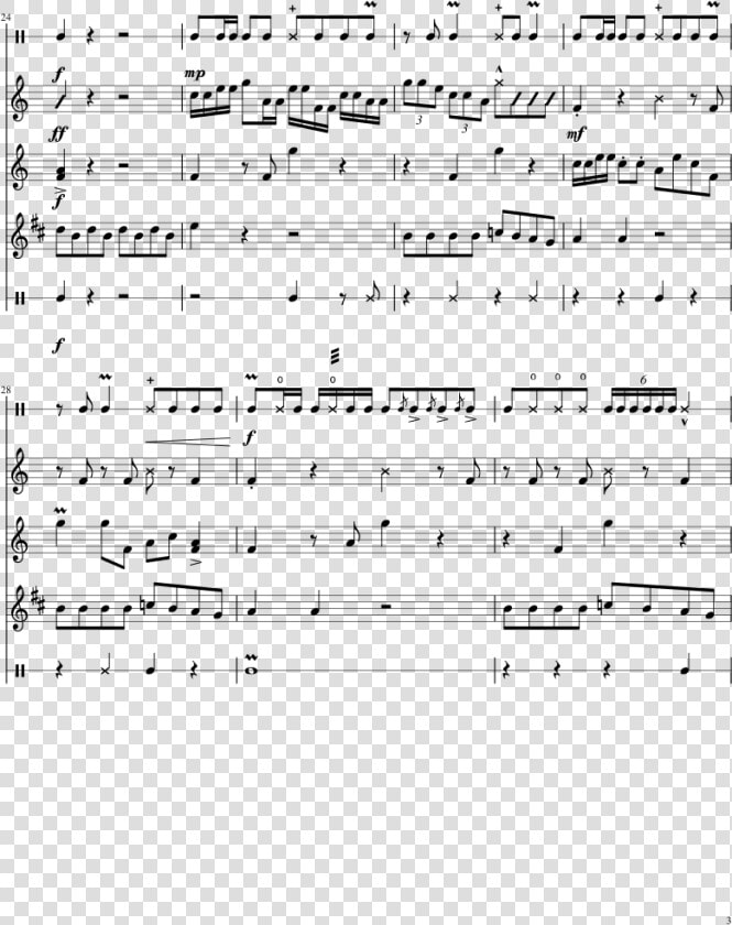 Hotline Bling Sheet Music Composed By Kristian Llanes   Easy Mortal Kombat Theme Violin Sheet Music  HD Png DownloadTransparent PNG